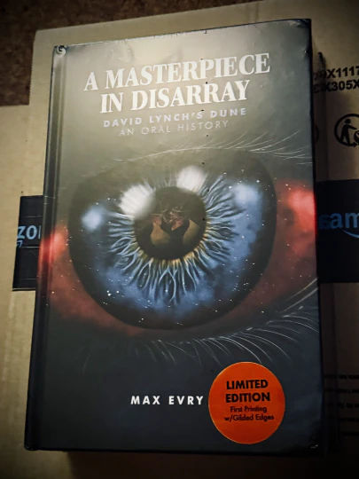 New book has just arrived, ‘A Masterpiece in Disarray’, an oral history of David Lynch’s Dune.