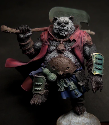 A sketching-in of the jade bracer and NMM golden housing, mostly focused on light placement.