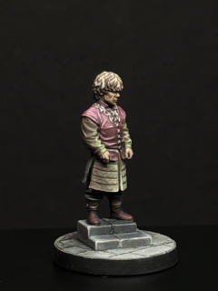 It’s the same little Tyrion model at the same level of finish as the previous shot in the thread, but now against a stark black ‘please take me seriously’ background.
