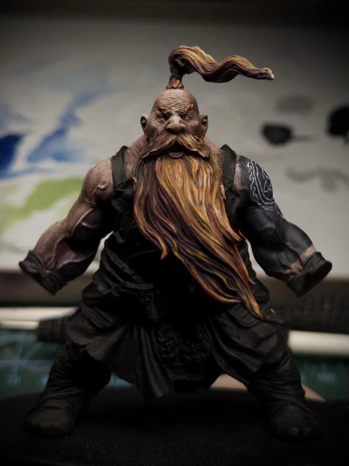 Tiny curly bits are being drawn around the central tattoo circle on the biggest left shoulder bump, white paint on dark blue. Approximately one one tenth of one percent compete. You can hear the tears falling gently, splish slash, just offscreen.